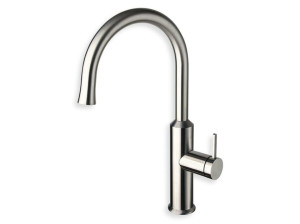 Однорычажный смеситель для кухни из нержавеющей стали со съемным ручным душем