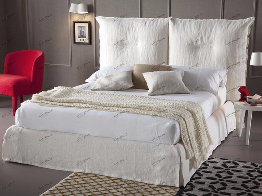 Chaarme Letti Съемная льняная кровать с мягким изголовьем sun-id-1509749