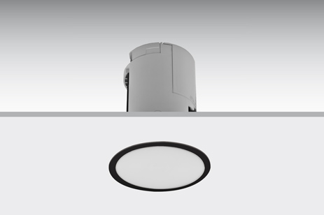 DST-39 Lens flush-mounted with metallic trim Daisalux Светильники аварийные Черный 