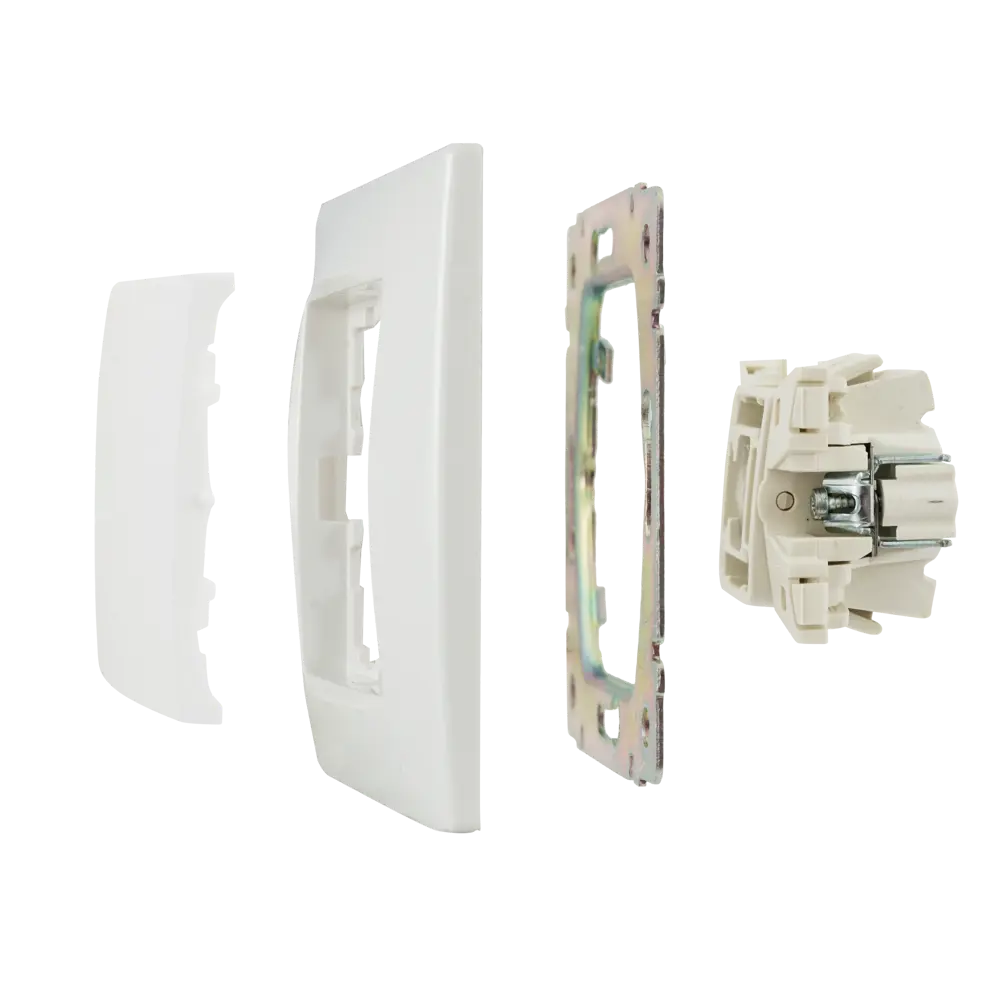 Выключатель Legrand «Valena» 1 клавиша, с подсветкой, цвет белый STLM-2202110 - Вид №5