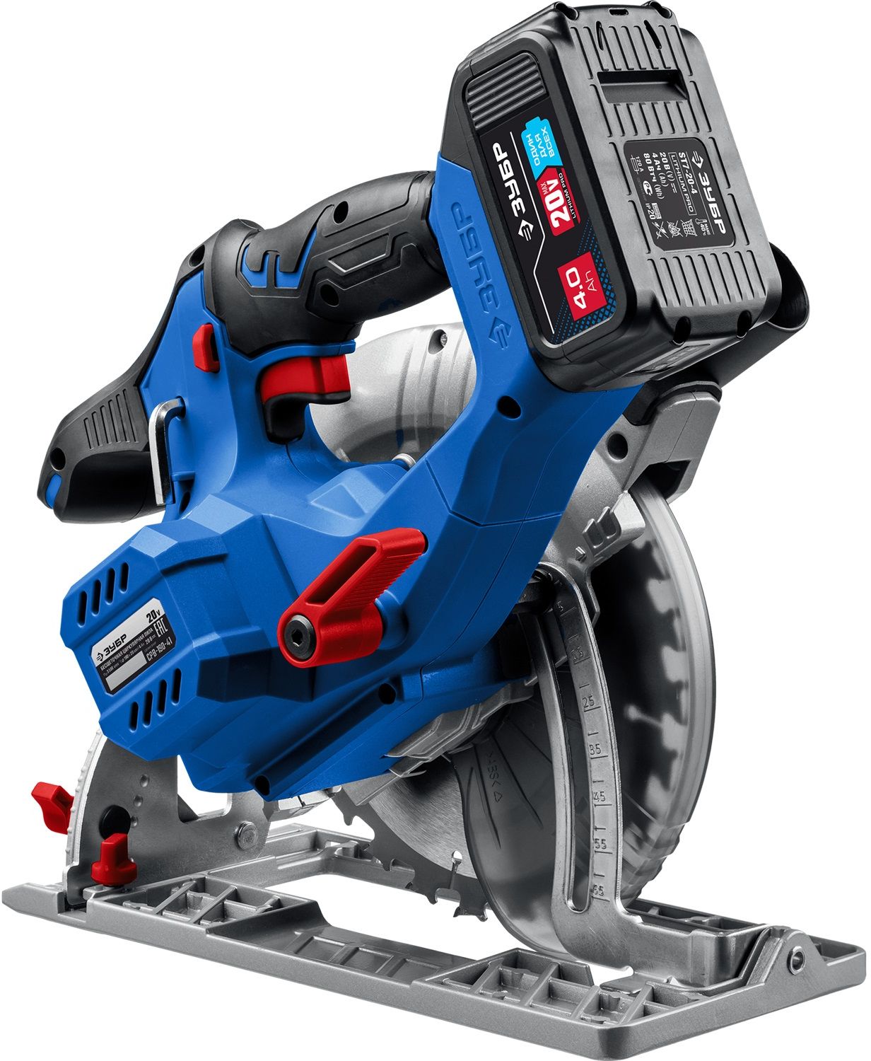 Пила дисковая Зубр CPB-190-41 20V MAX LITHIUM PRO 9963640 STDN-0016778 - Вид №2