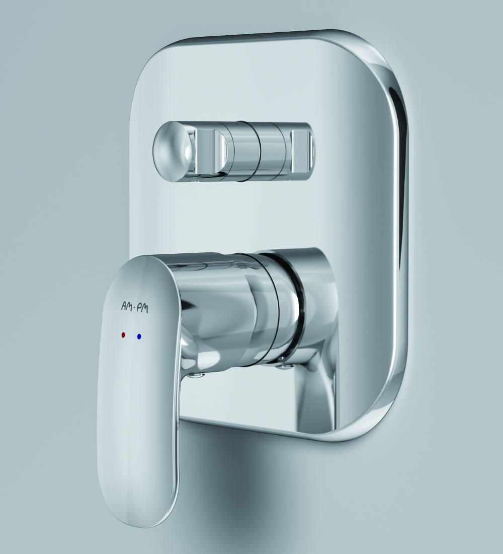 F3085000 cмеситель д/ванны/душа встраиваемый шт AM.PM Sensation - Вид №1