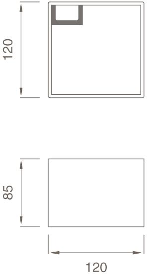 Ceadesign Полка для ванной из нержавеющей стали Duet - accessori Det 91 - Вид №1