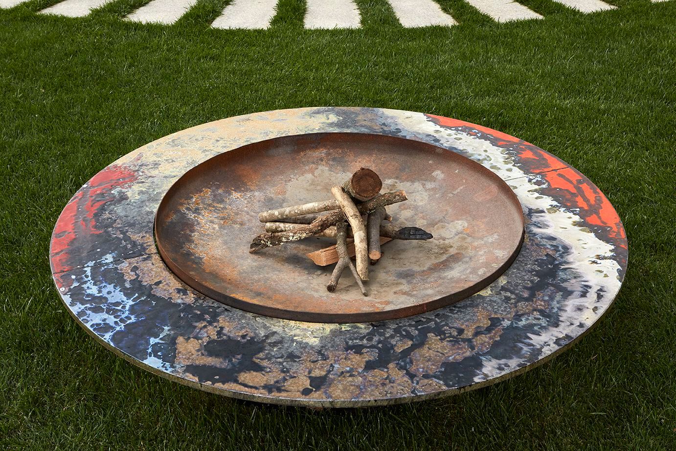 Жаровня из фаянса и нержавеющей стали DOMIZIANI BRACIERE ARCH-00073010 - Вид №2