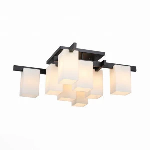 Потолочная люстра ST Luce Caset SL541.402.08 ST LUCE ДИЗАЙНЕРСКИЕ, CASET BLACK 109080 Белый