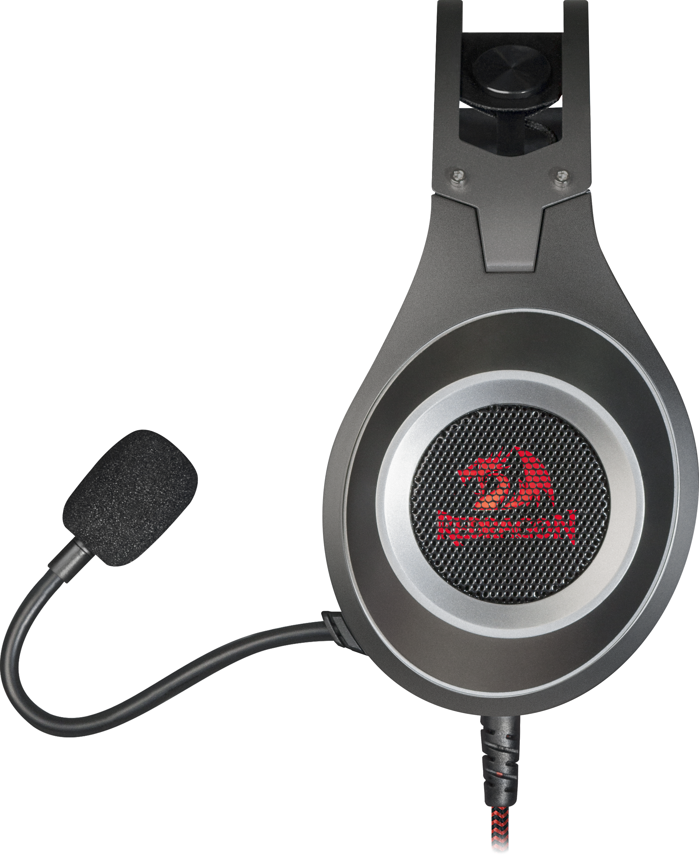 64216 игровая гарнитура inferno металлик, провод 2 м Redragon Santreyd  - Вид №2