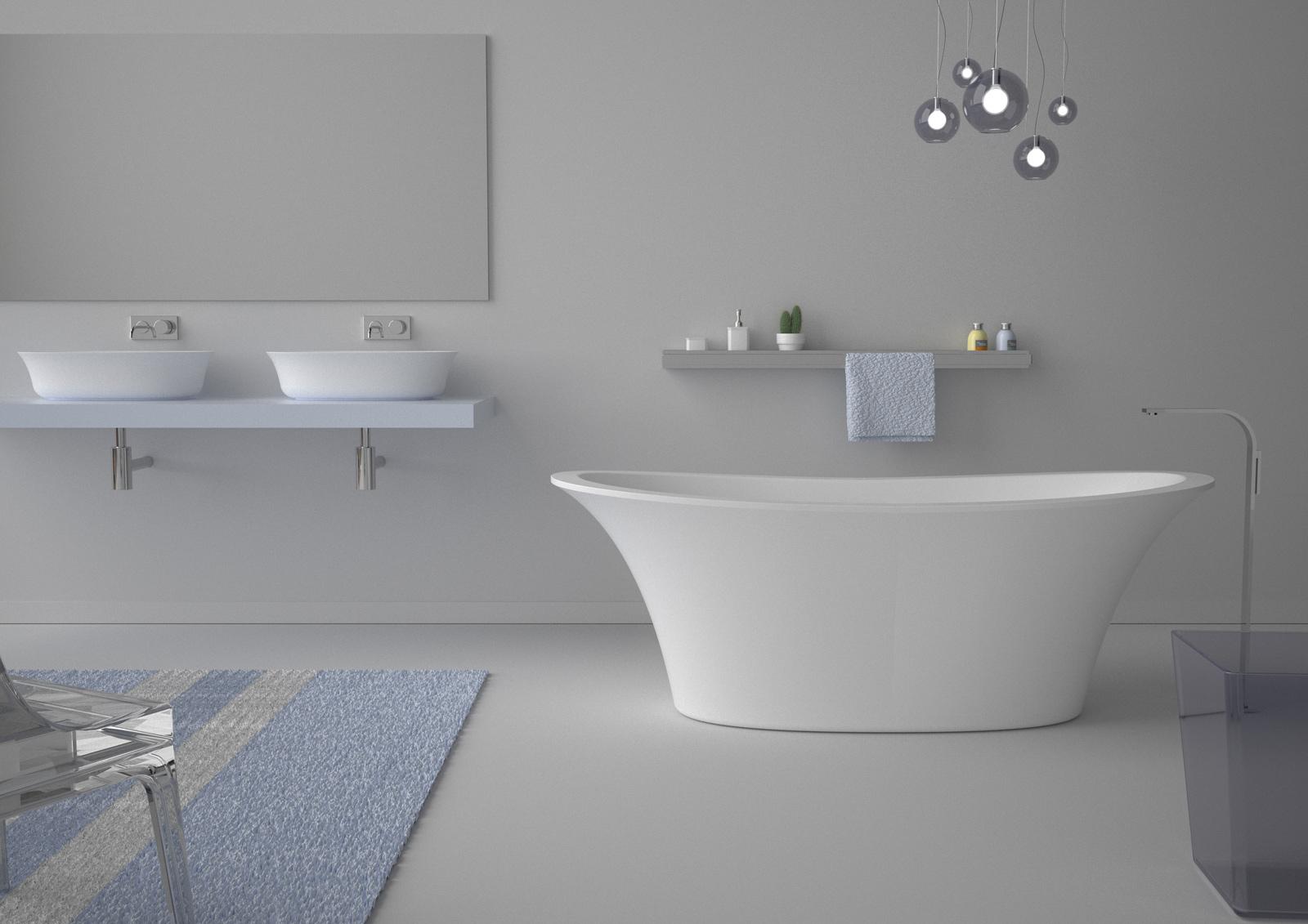 VAFL13 Акриловая ванна отдельностоящая GSG CERAMIC Flut - Вид №2