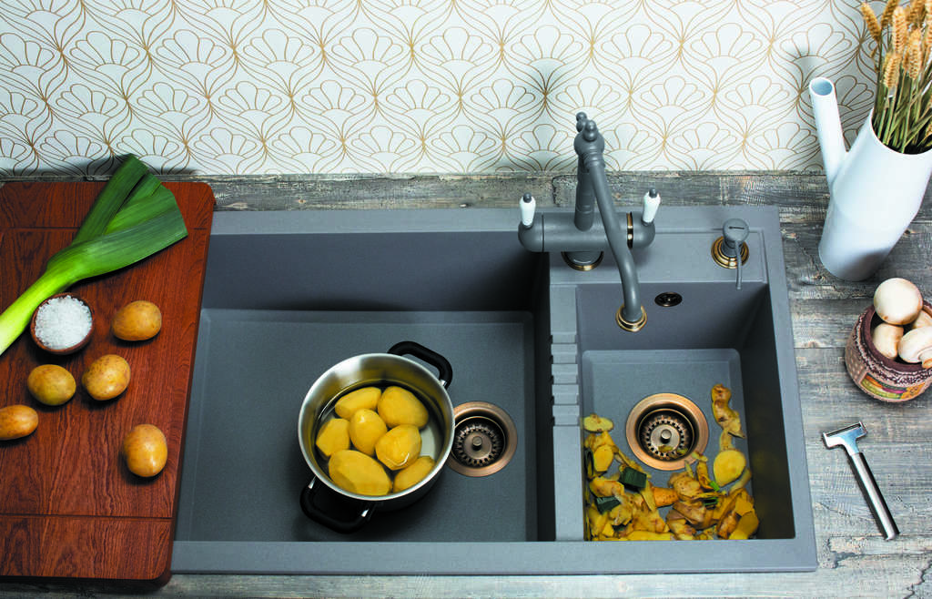 Кухонная мойка Tedori 86-2-LB PL OMOIKIRI 4993939 - Вид №2