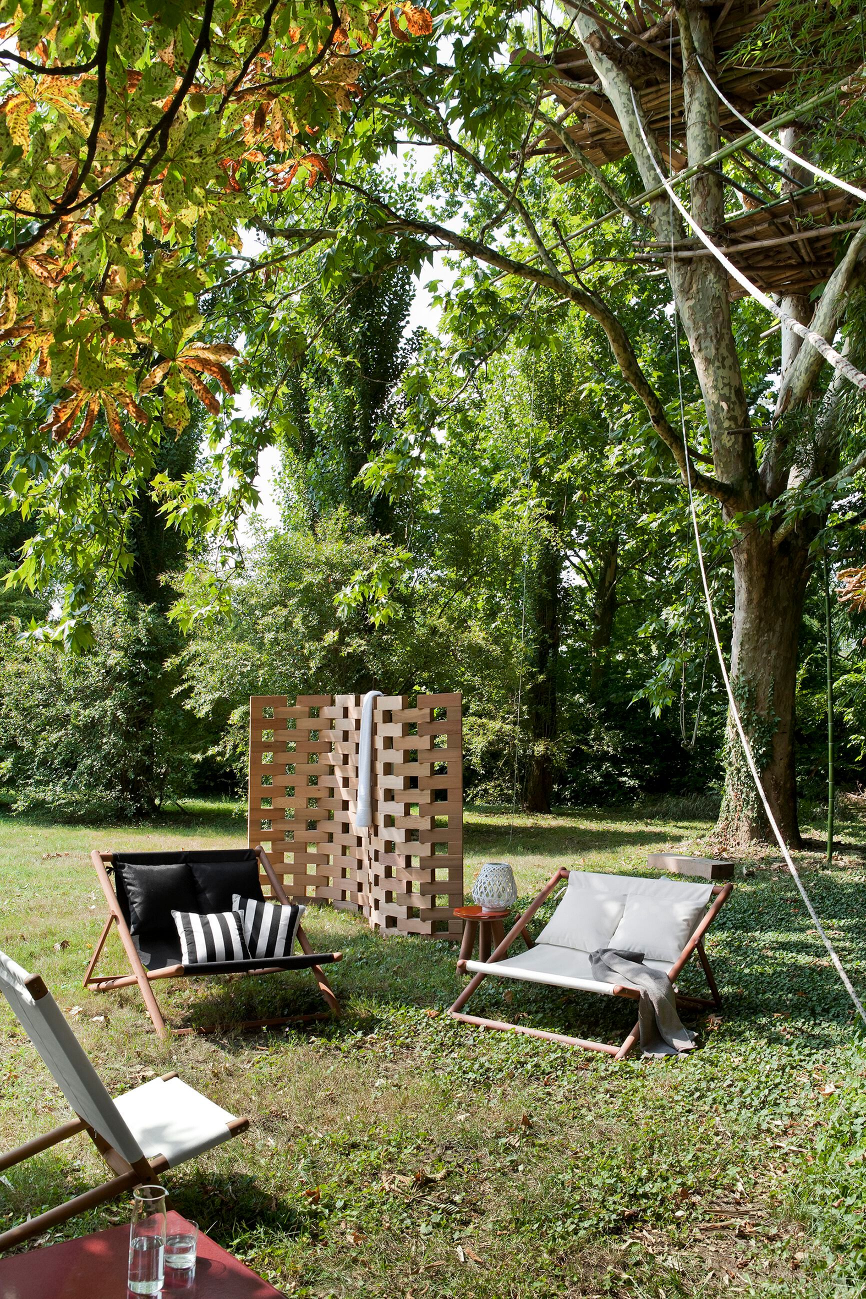 Шезлонг из красного дерева и ткани Exteta Razzi ARCH-00083836 - Вид №6