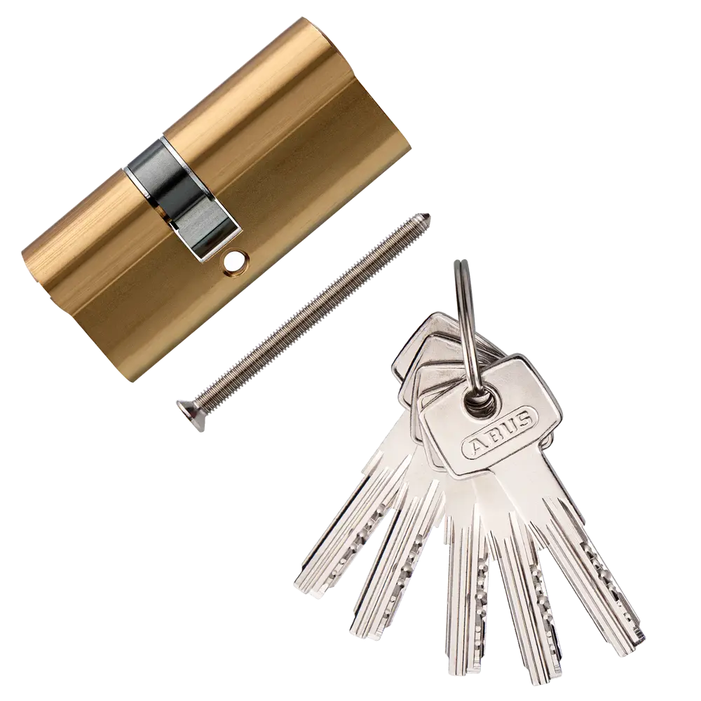 Цилиндр Abus 30х40 мм, ключ/ключ, цвет золото 82389964 STLM-2011341 D6 - Вид №1