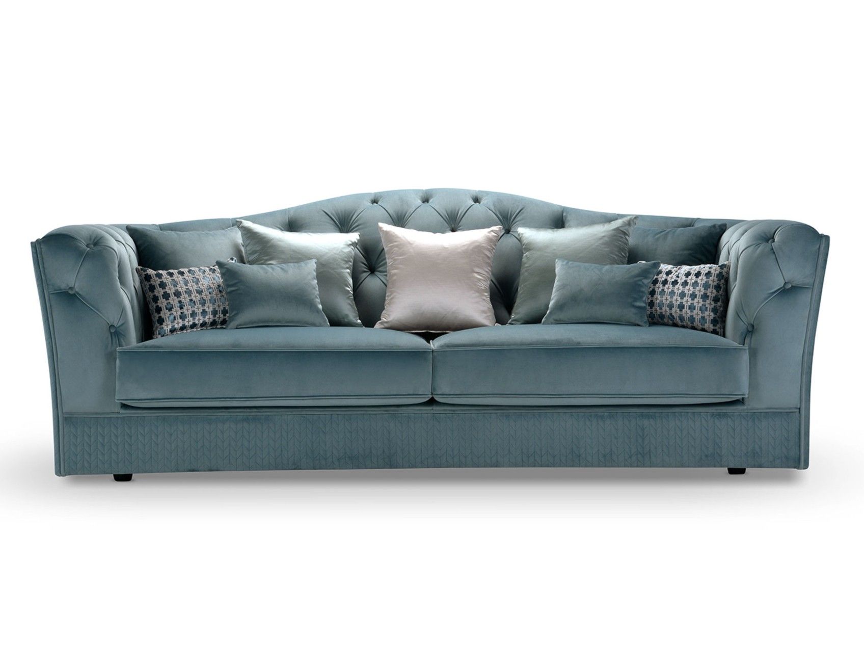 Диван-кровать capitonné из ткани с огнестойкой обивкой Domingo Salotti Nefele ARCH-00034794 - Вид №4