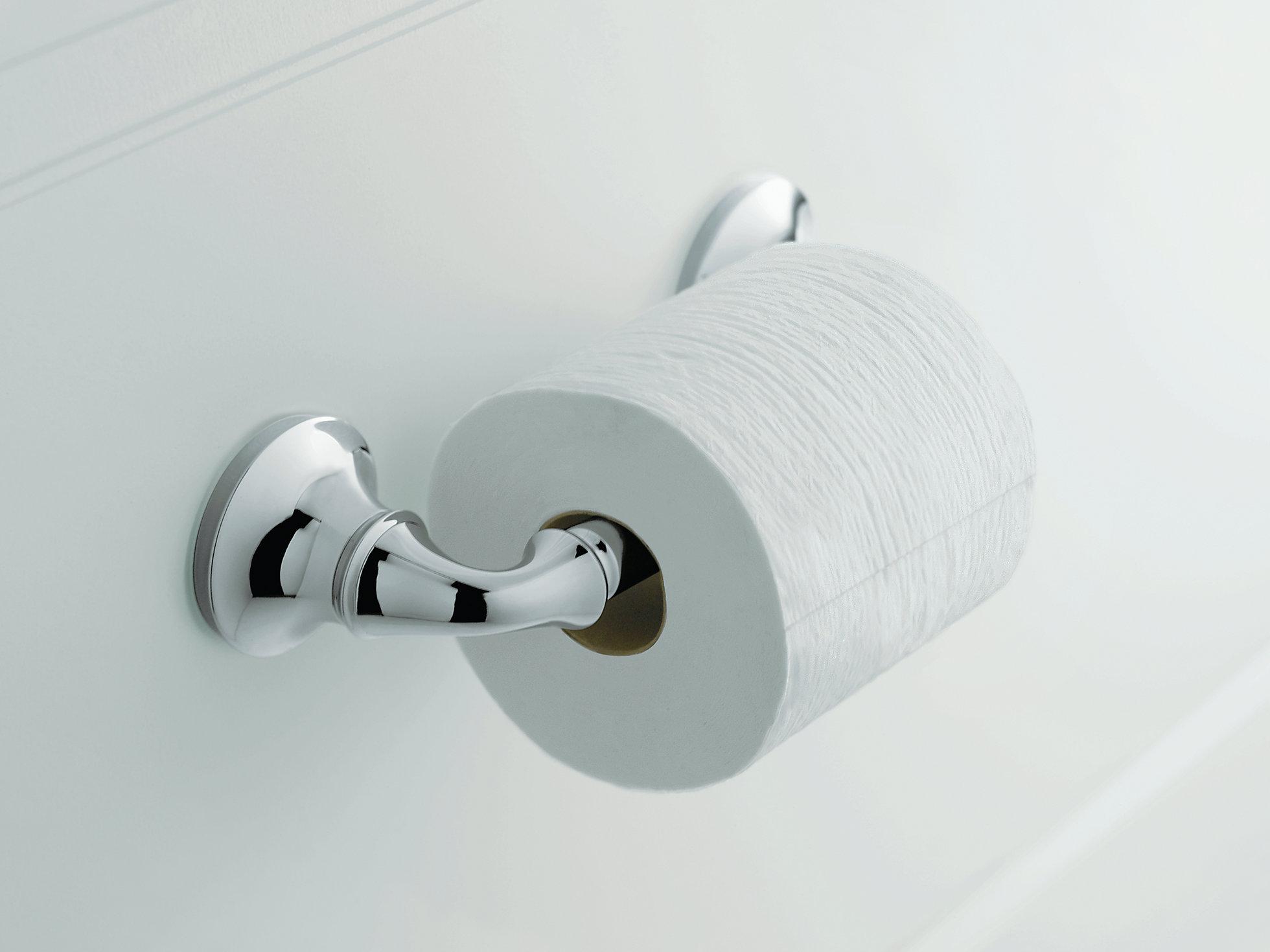 KOHLER Держатель туалетной бумаги Forté Sculpted K-11374-CP  - Вид №2