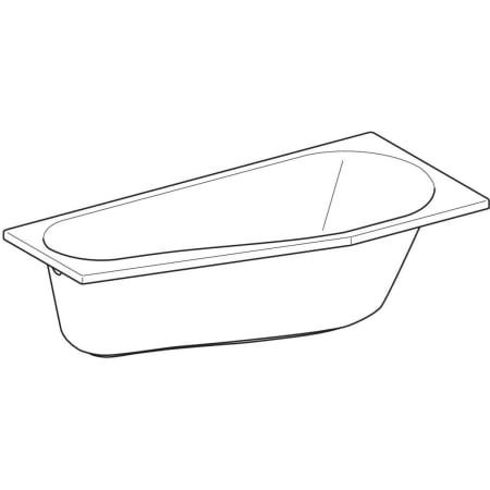 657260000 Пятиугольная ванна Geberit Renova Geberit  - Вид №6