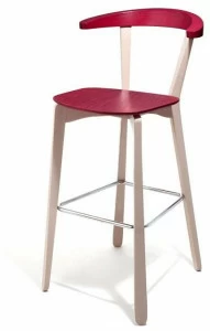 Blifase Табурет из бука с подставкой для ног Giordy