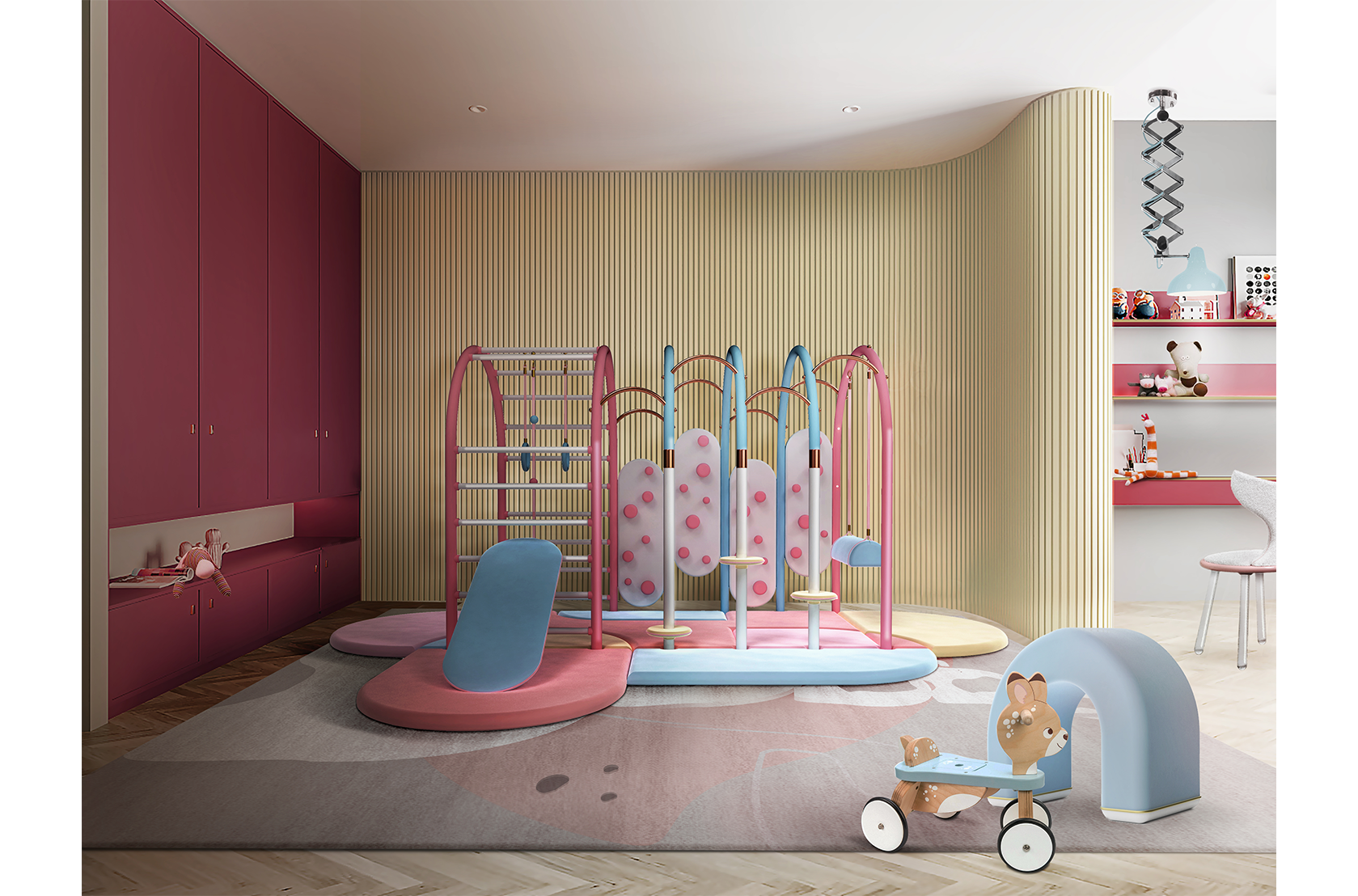 CIST718 Детские пуфики Пузыристый цикл Circu  - Вид №23