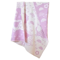 Плед BABYMERINO APERO ЖИВОТНЫЕ 010302 Розовый