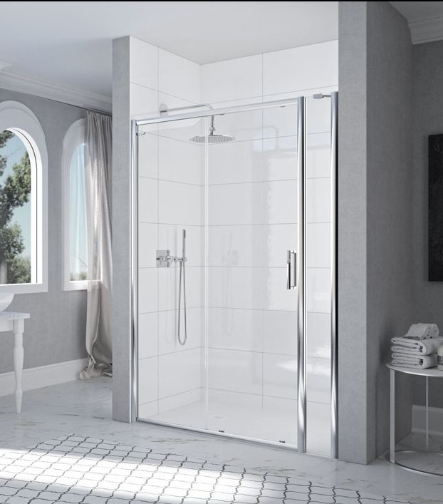 Торцевая панель для монтажа с дверью AR6SP76 Merlyn Arysto Хромированный  - Вид №3