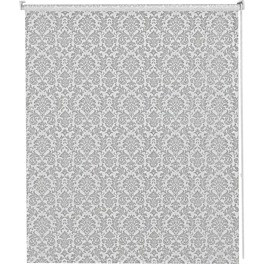 Штора рулонная Legrand Дамаск 80x175 см цвет серый DOMLEGRAND STLM-2029259