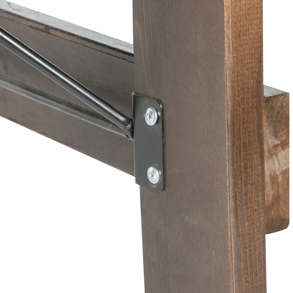 Стол садовый «Лугано», 73х67х180 см, цвет венге Santreyd STLM-2115941 - Вид №1