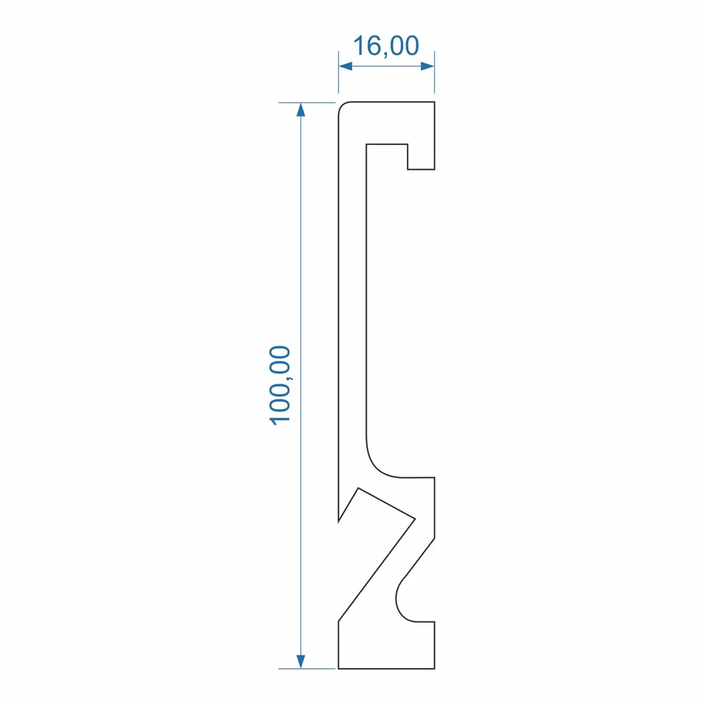 ATRIUM Плинтус напольный с LED-подсветкой, белый 2000 мм 88379796 STLM-0892732 - Вид №4