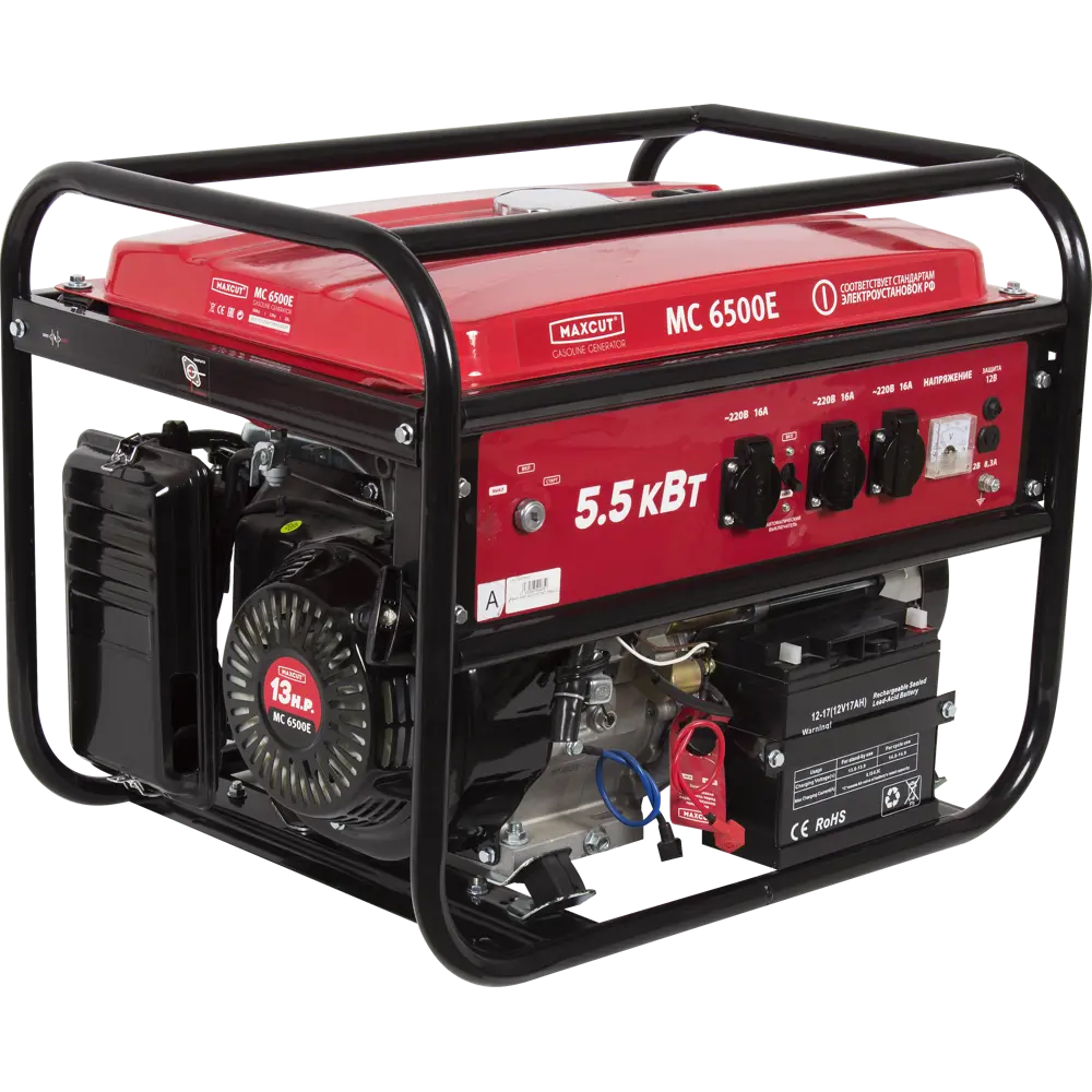 Генератор бензиновый Maxcut MC 6500E 5 кВт STLM-2105719