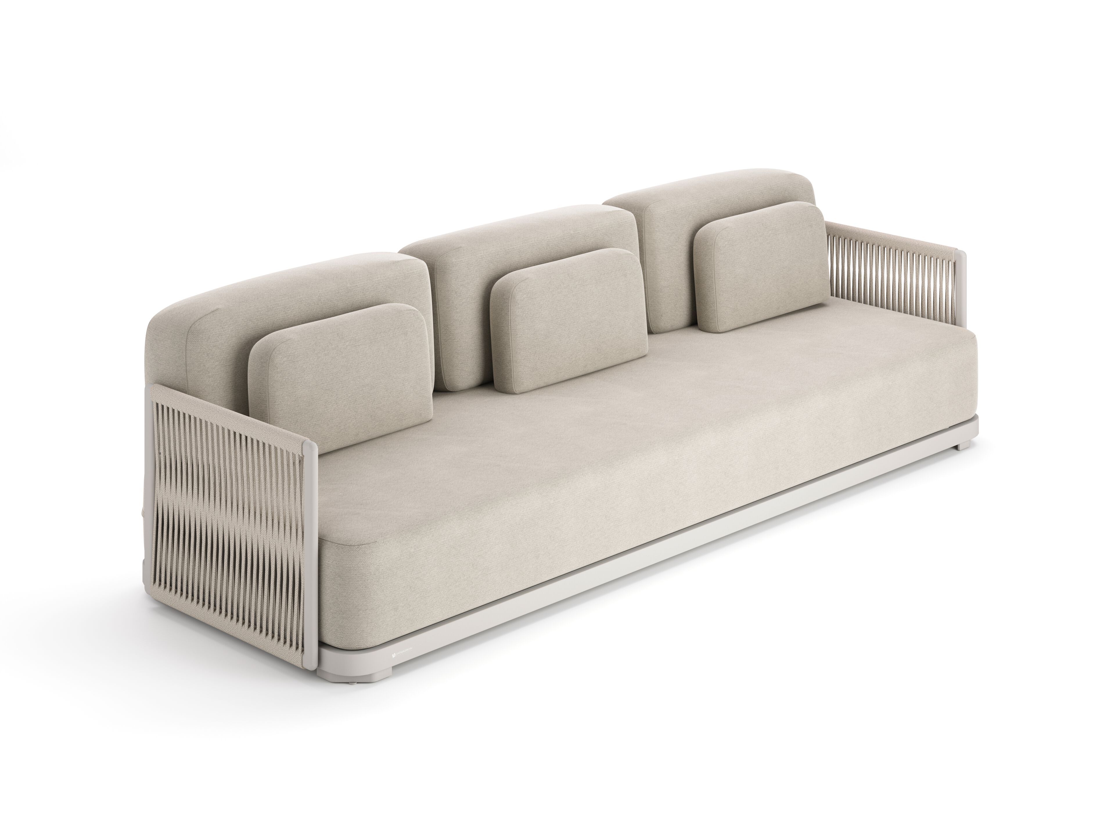 3-местный садовый диван Jati Kebon Durbuy ARCH-00092043