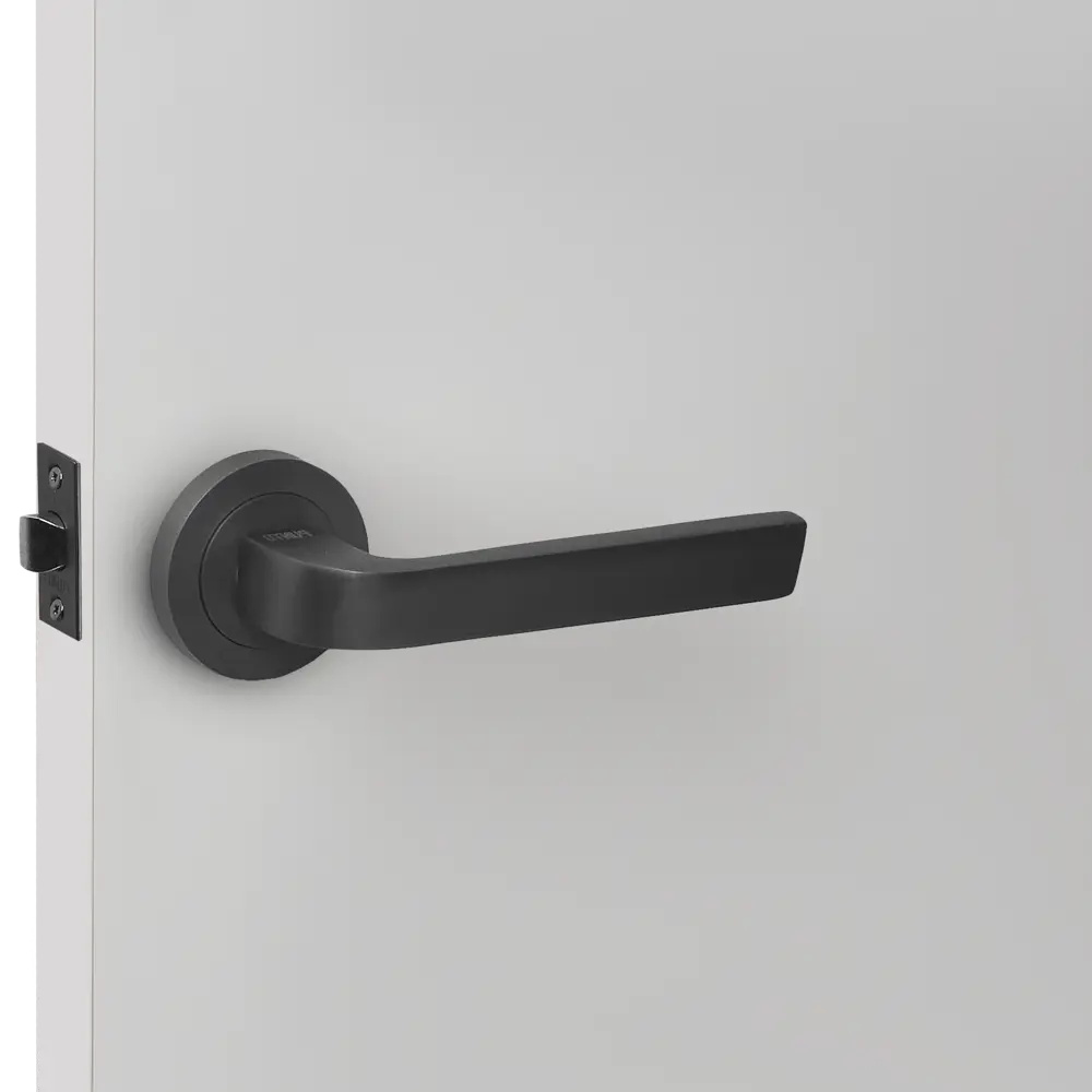 Дверные ручки PUNTO Evo для межкомнатных дверей, графит 85203509 STLM-0897768 - Вид №4