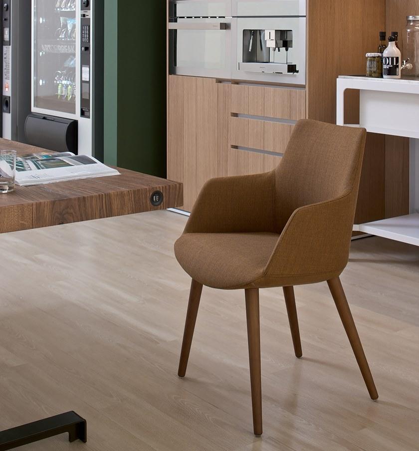 ESTEL GROUP Мягкое кожаное кресло с подлокотниками Divina sun-id-1395480 - Вид №3