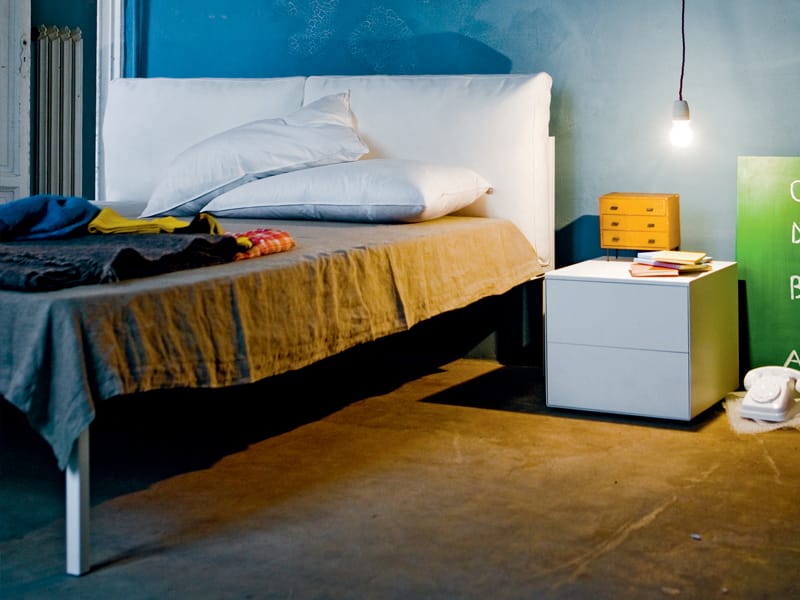 Двуспальная кровать с мягким изголовьем Zanotta NYX ARCH-00046010 - Вид №1