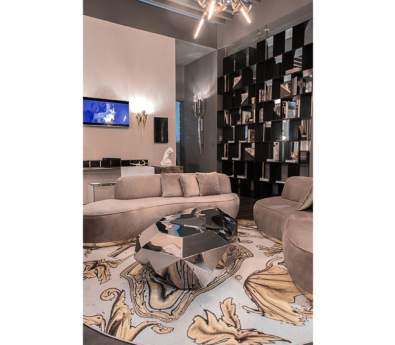 0-013 Алмазный центральный стол Boca Do Lobo  - Вид №9