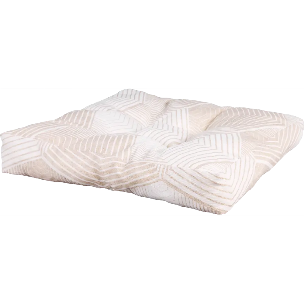 Сидушка для стула «Призма» 40х40 см цвет бежевый Santreyd STLM-2039408 - Вид №1