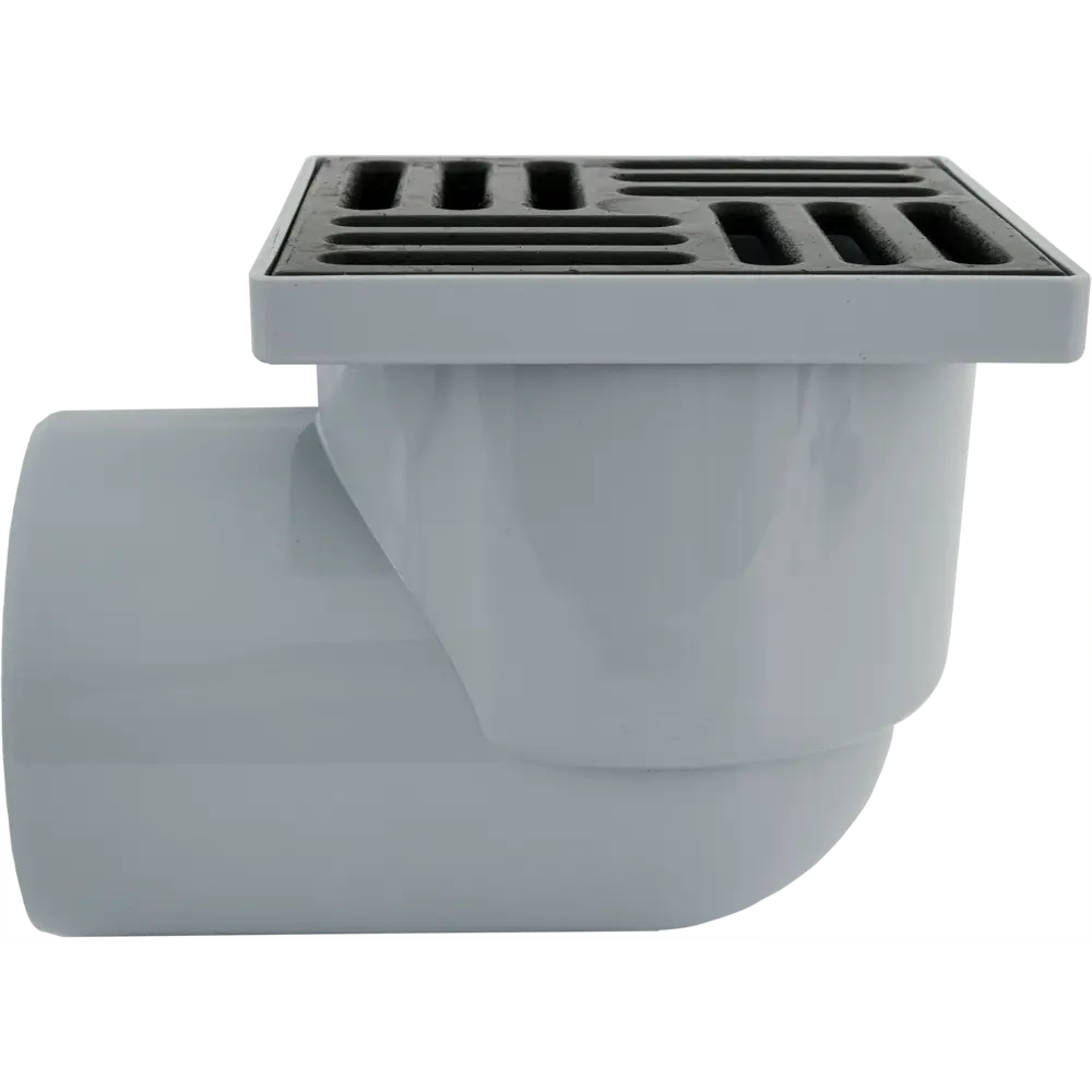 Душевой трап АНИ Пласт с сухим затвором и чугунной решеткой 15×15 см 82494718 STLM-0028645 - Вид №2