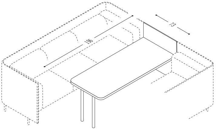 COR Акустическая рабочая станция из ткани для открытого пространства Floater sun-id-1501681 - Вид №4