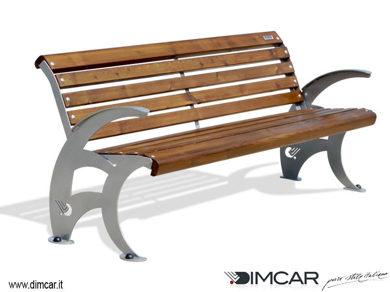 Металлическая скамья с подлокотниками DIMCAR ARCH-00146496 - Вид №1