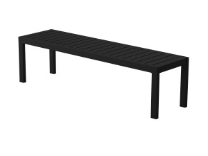 Алюминиевая садовая скамейка с порошковым покрытием