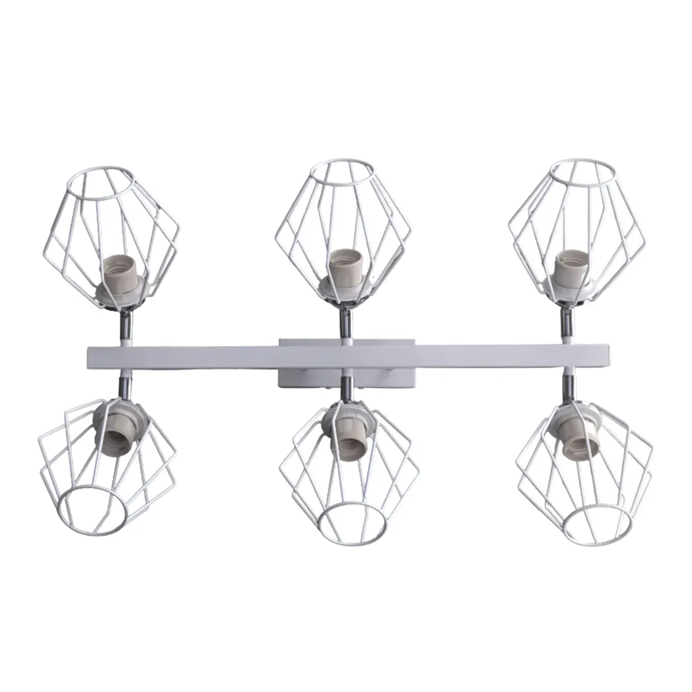 Люстра потолочная Дрим РС21514 6 ламп 18 м² цвет белый РОССВЕТ STLM-2188737 - Вид №3