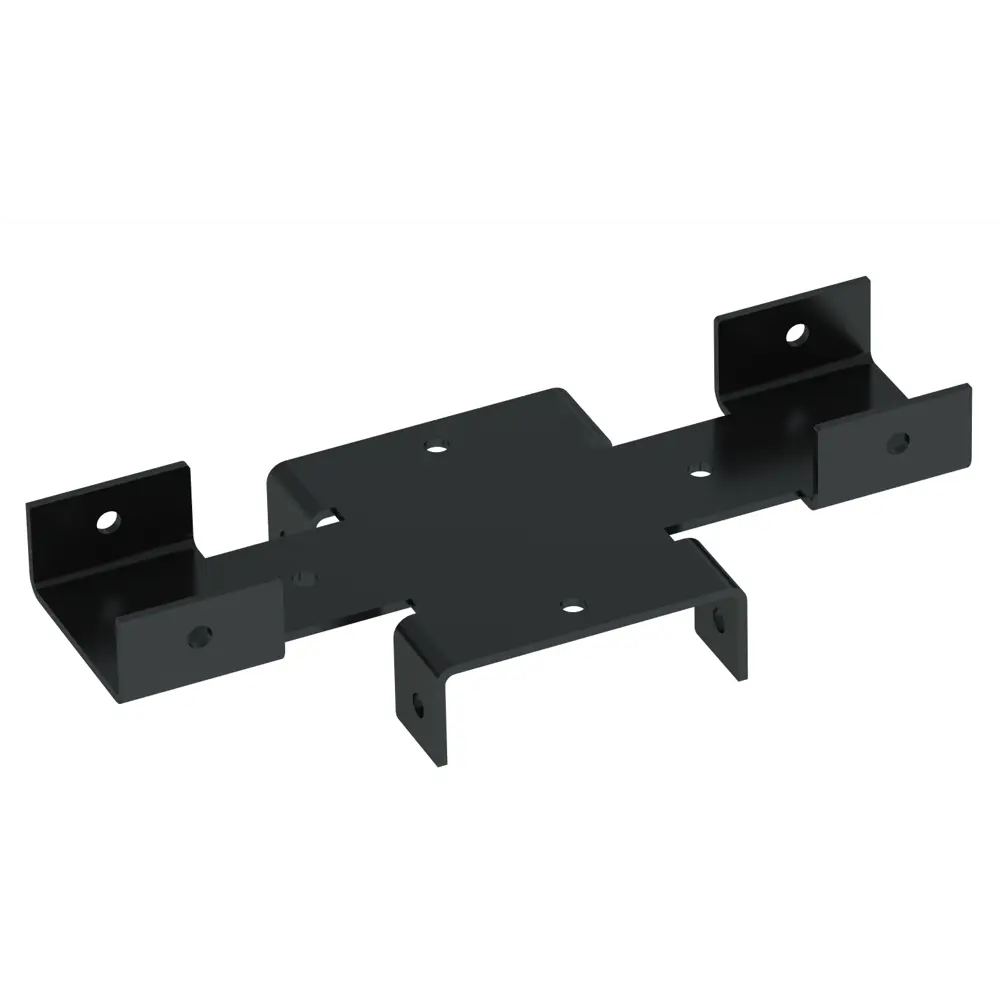 Кронштейн для забора Vegastok 60x40 мм сталь RAL 7024 темно-серый STLM-2100275