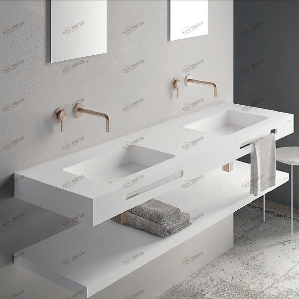 Y03 Накладная раковина под столешницу  овальная McBath PUZZLE