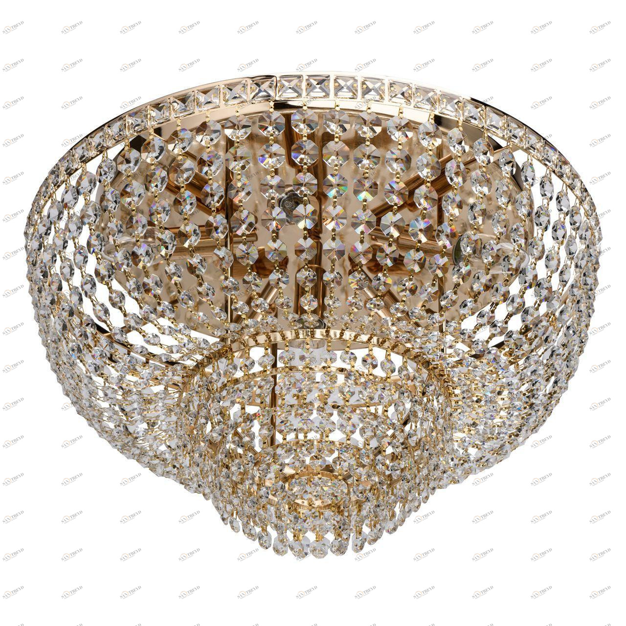 Потолочная люстра MW-Light Патриция 447011406 MW-LIGHT ДИЗАЙНЕРСКИЕ, ПАТРИЦИЯ 278932 Золотой 