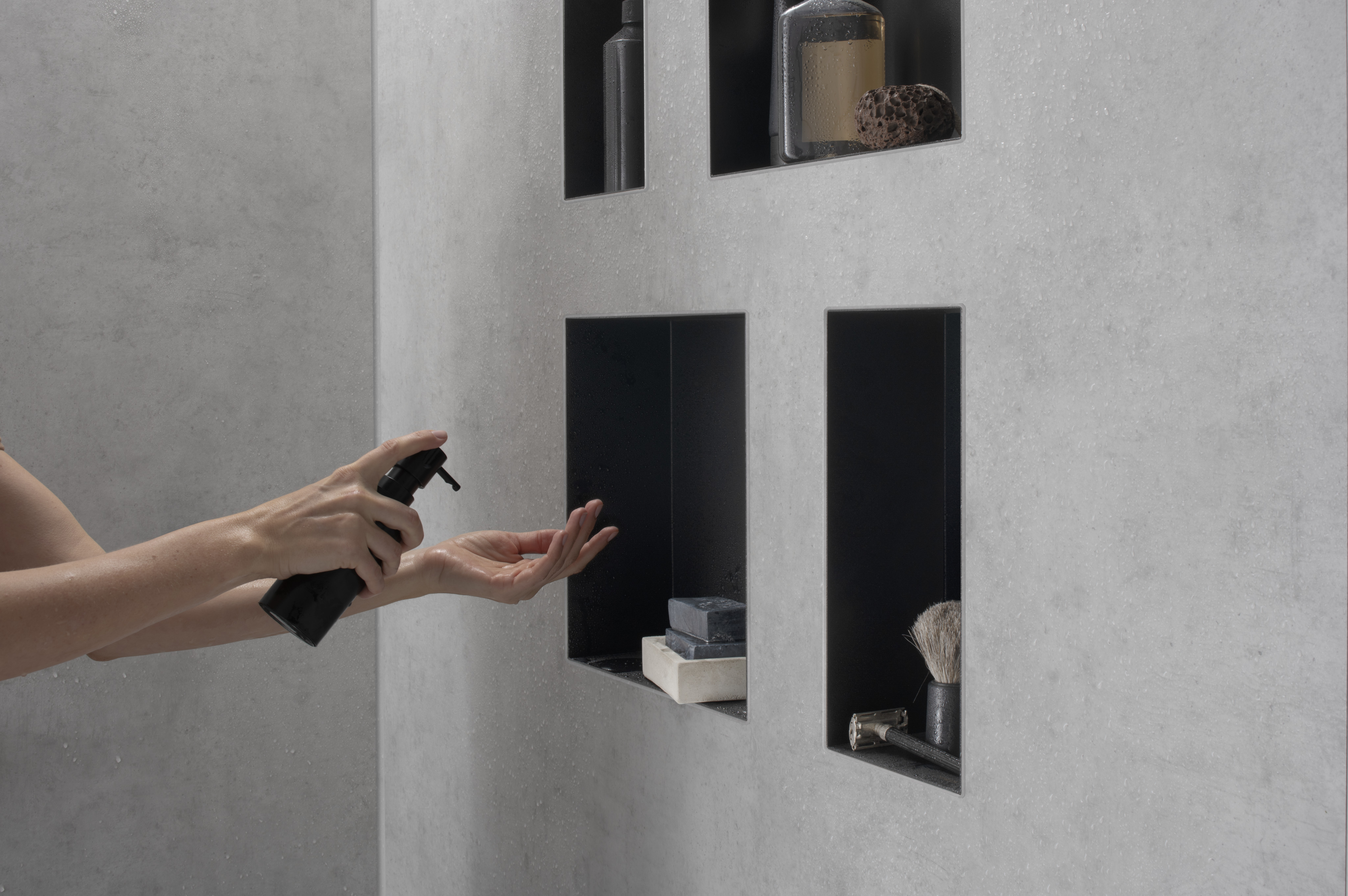 56070700 XtraStoris Minimalistic Wall безрамная ниша 300/150/100 Hansgrohe  - Вид №5