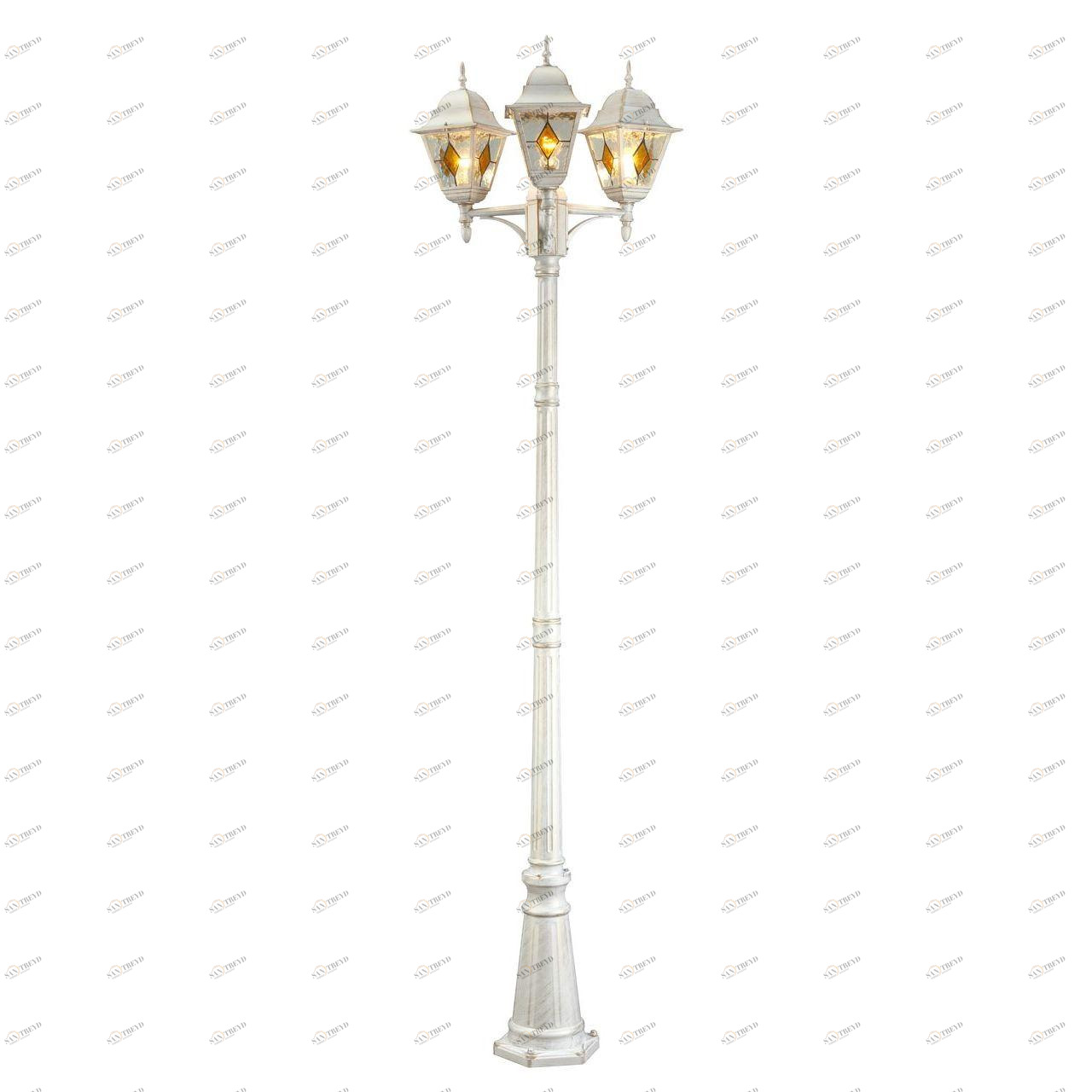 Садово-парковый светильник Arte Lamp Berlin A1017PA-3WG ARTE LAMP ФОНАРЬ 111390 Белый 