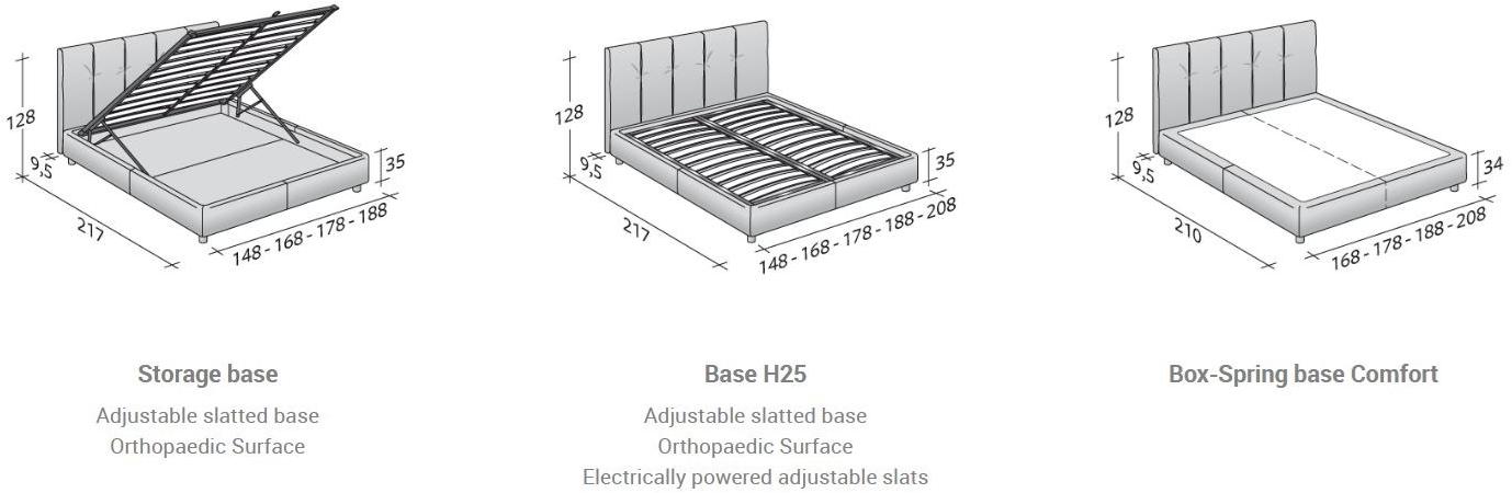 Flou Кровать-контейнер двуспальная Argan sun-id-1355486 - Вид №7