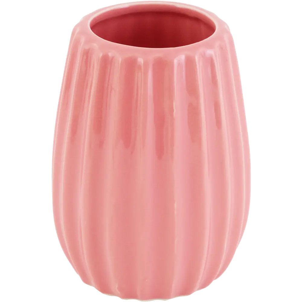 Стакан для зубных щёток Swensa Roya керамика цвет коралловый STLM-2178095