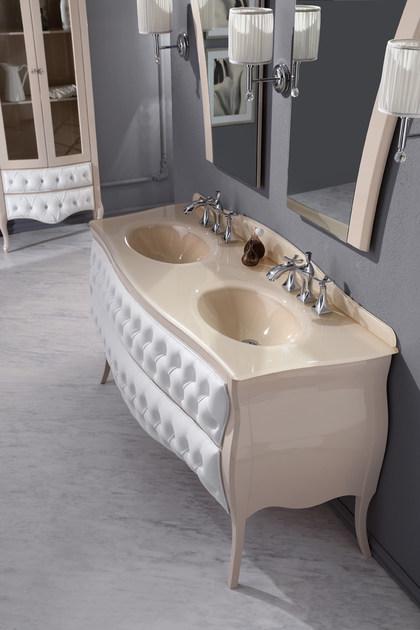 LEGNOBAGNO Тумба под умывальник с двойной стеганой и ящиками Style 2 sun-id-1474446 - Вид №1