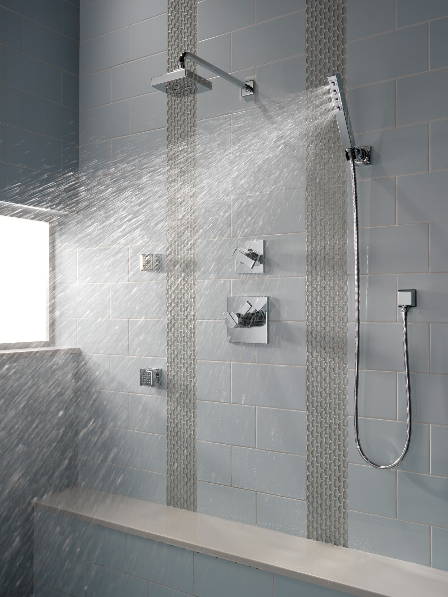 RP70171 H2Okinetic® Душевая лейка Raincan с одинарной настройкой Delta Faucet Universal Showering Хром  - Вид №3