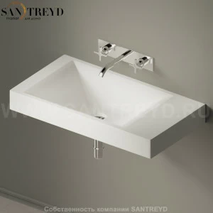 ACER15084SAZ Подвесная раковина настенная прямоугольная Agape  белая