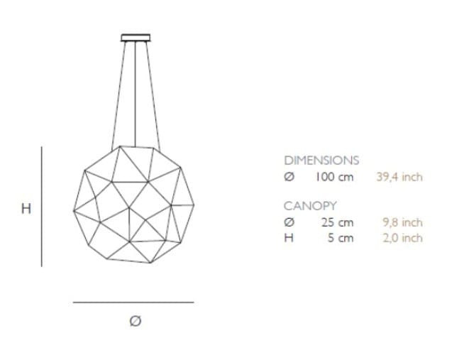 Металл ручной работы светодиодный подвесной светильник Quasar Cosmos ARCH-00033929 - Вид №7