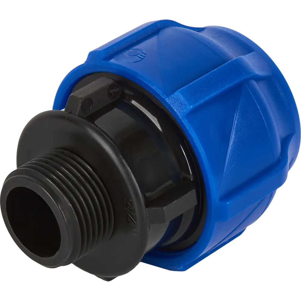 Муфта комбинированная ПНД Valfex 3/4"x32 мм НР 121001132034 STLM-2188316 - Вид №1