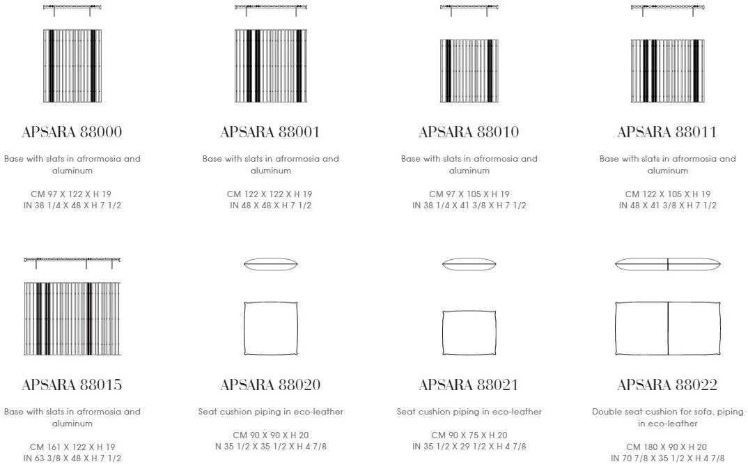 Giorgetti Модульный угловой садовый диван Apsara sun-id-1375759 - Вид №10