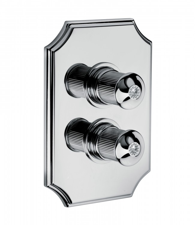 06549-65549 Встроенный термостатический смеситель 1/2 ”с переключателем на 2 направления. Bongio Royale80 